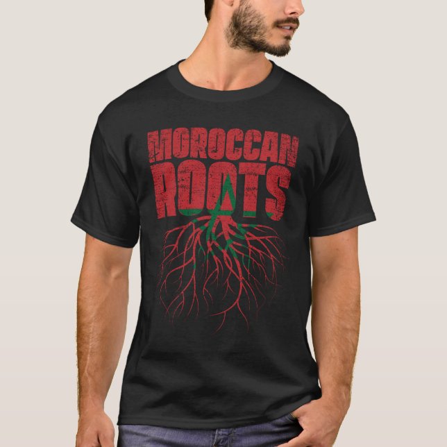 T-shirt Drapeau du patrimoine marocain (Devant)