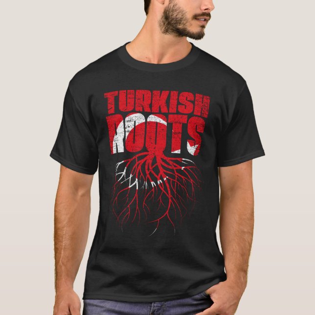 T-shirt Drapeau du patrimoine turc (Devant)
