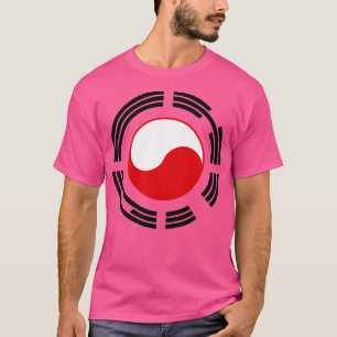 T-shirt Drapeau du Patriote Multinational Coréen