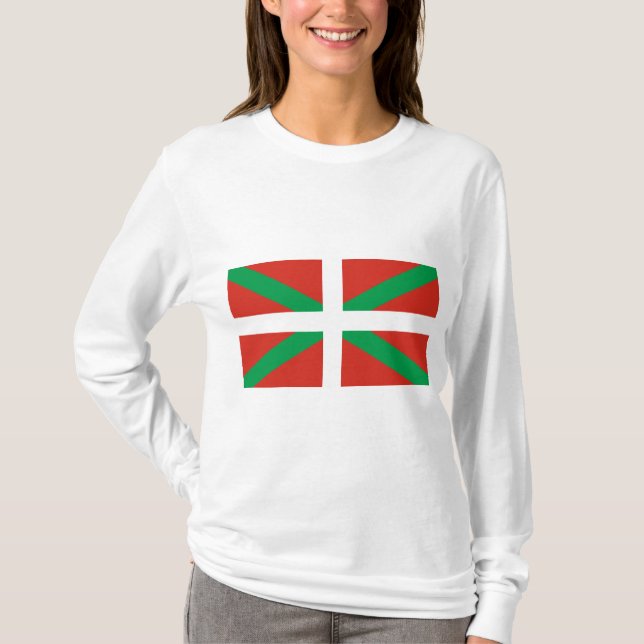 T-shirt Drapeau du Pays basque (Devant)