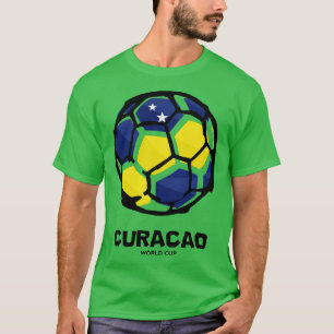 T-shirt Drapeau du pays de Curaçao