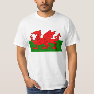 T-shirt Drapeau du Pays de Galles T Chemise