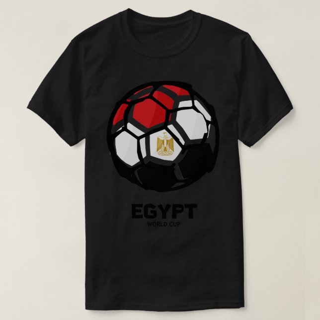 T-shirt Drapeau du pays d'Égypte (Design devant)
