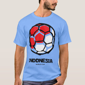 T-shirt Drapeau du pays Indonésie