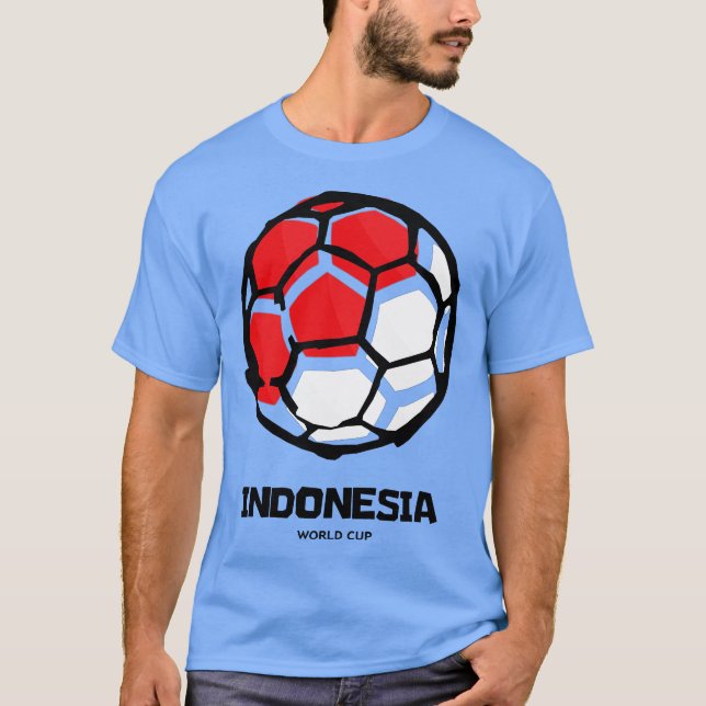 T-shirt Drapeau du pays Indonésie (Devant)