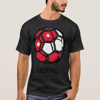 T-shirt Drapeau du pays Népal