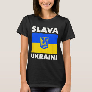 T-shirt Drapeau du pays Ukraine Fierté Slava Ukraini 2