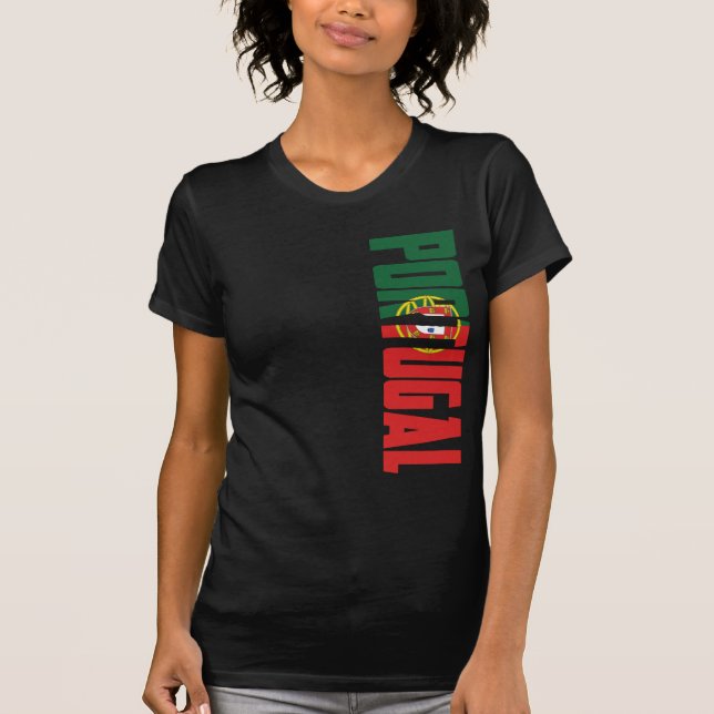 T-shirt Drapeau du Portugal (Devant)