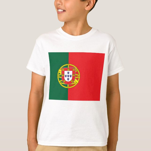 T-shirt Drapeau du Portugal (Devant)