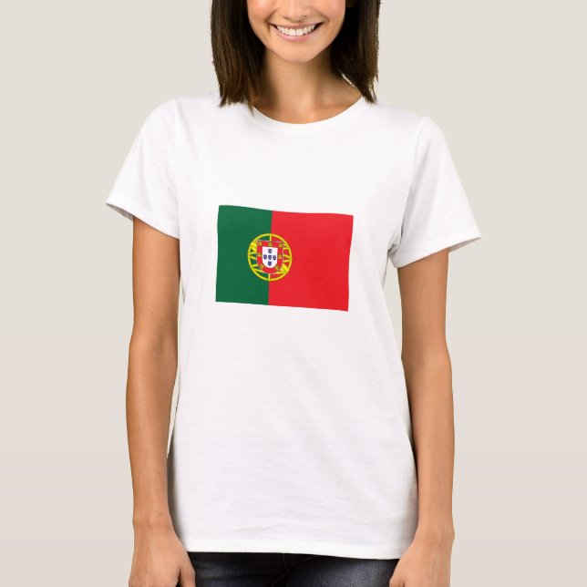 T-shirt Drapeau du Portugal (Devant)
