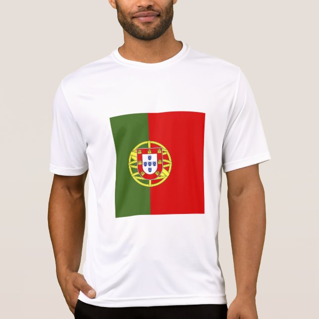 T-shirt Drapeau du Portugal (Devant)