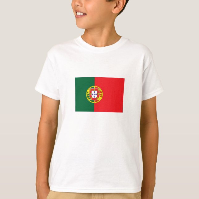 T-shirt Drapeau du Portugal (Devant)