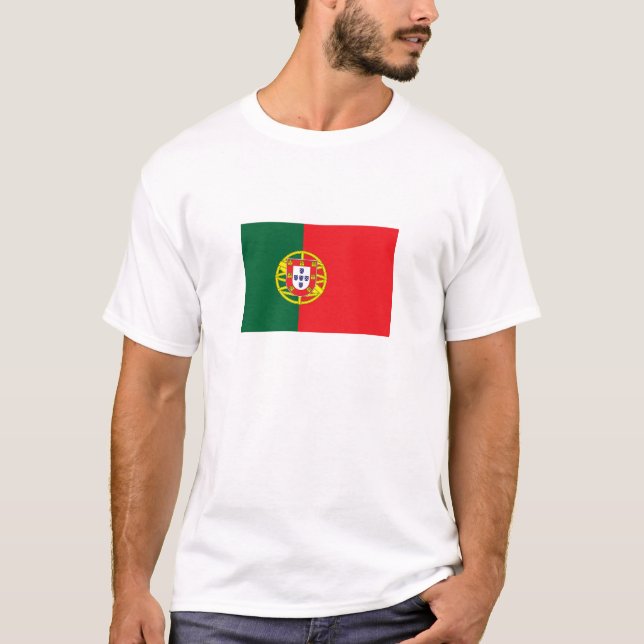 T-shirt Drapeau du Portugal (Devant)