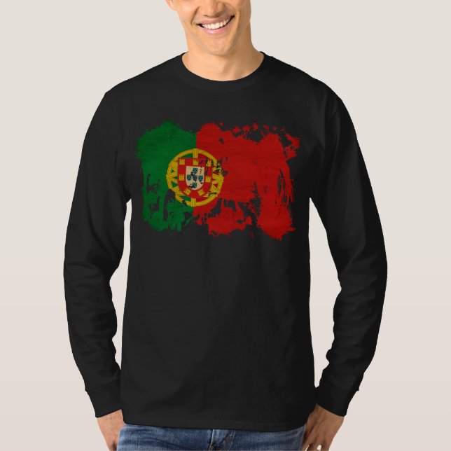 T-shirt Drapeau du Portugal (Devant)