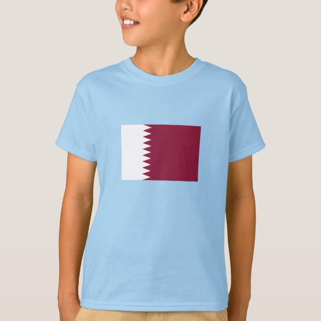T-shirt Drapeau du Qatar (Devant)
