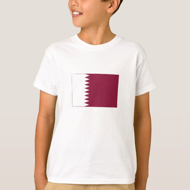 T-shirt Drapeau du Qatar (Devant)