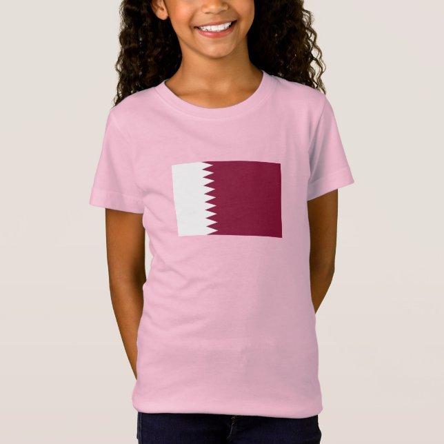T-Shirt Drapeau du Qatar (Devant)
