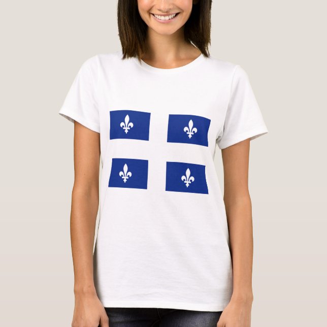 T-shirt Drapeau du Québec (Devant)
