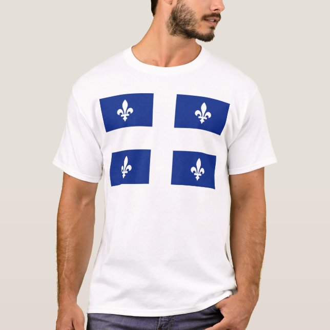 T-shirt Drapeau du Québec (Devant)
