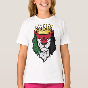 T-shirt Drapeau du roi Lion de Palestine
