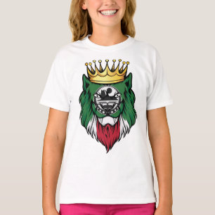 T-shirt Drapeau du roi Lion tchétchène