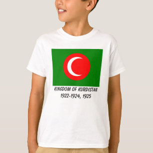 T-shirt Drapeau du Royaume du Kurdistan (1922-1924, 1925)
