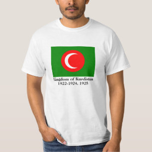 T-shirt Drapeau du Royaume du Kurdistan (1922-1924, 1925)