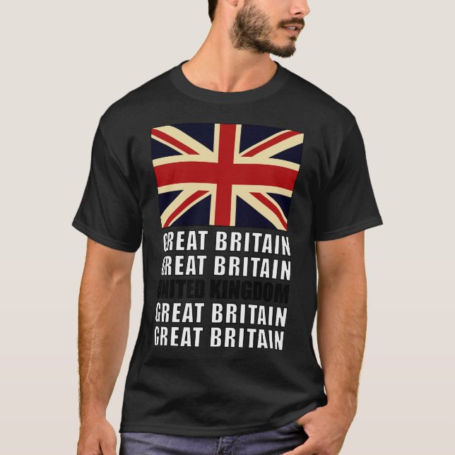 T-shirt Drapeau du Royaume-Uni (Devant)