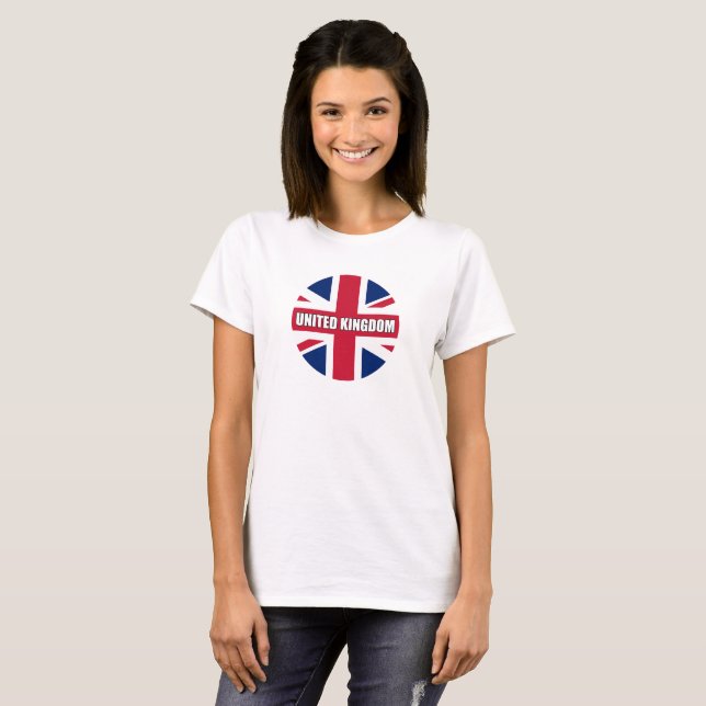 T-shirt Drapeau du Royaume-Uni (Devant entier)