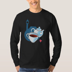 T-shirt Drapeau Du Royaume-Uni I Union Jack I Teapot A