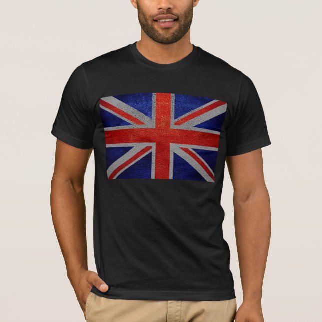 T-shirt Drapeau du Royaume-Uni Vintage (Devant)