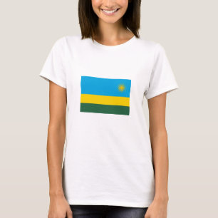 T-shirt Drapeau du Rwanda