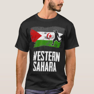 T-shirt Drapeau du Sahara occidental Jersey Polisario Socc