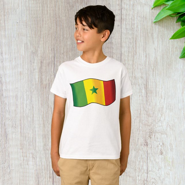 T-shirt Drapeau du Sénégal (Créateur téléchargé)
