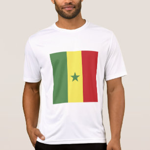 T-shirt drapeau du Sénégal