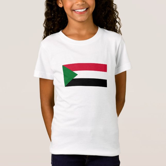 T-Shirt Drapeau du Soudan (Devant)