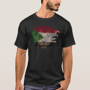 T-shirt Drapeau du Soudan et Soudanais africain d'image