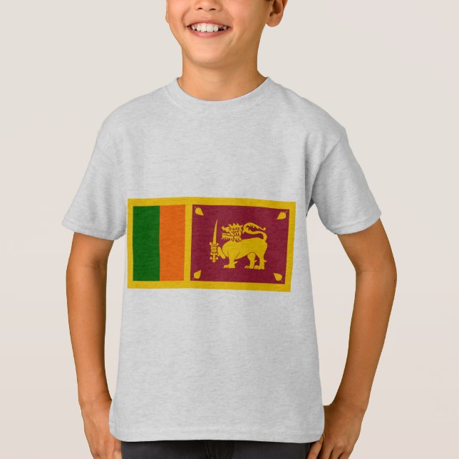 T-shirt Drapeau du Sri Lanka (Devant)