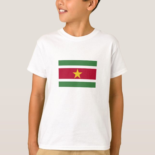 T-shirt Drapeau du Suriname (Devant)