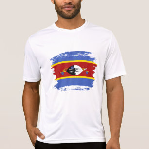 T-shirt drapeau du Swaziland