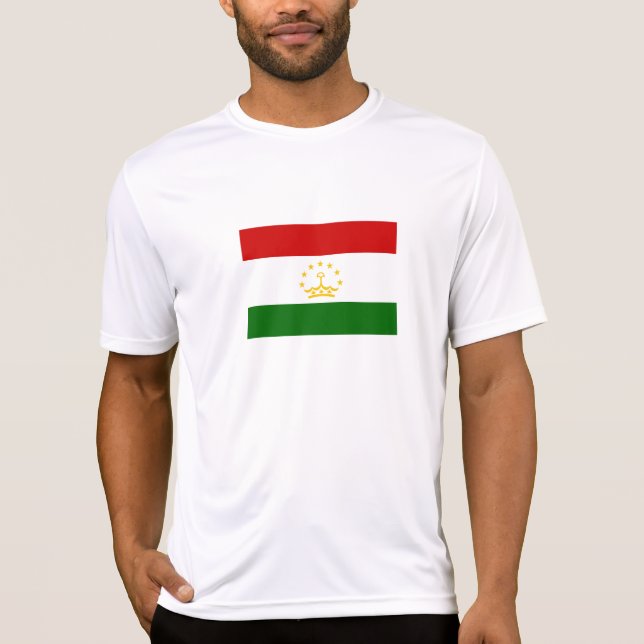 T-shirt Drapeau du Tadjikistan (Devant)