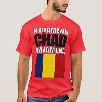 T-shirt Drapeau du Tchad