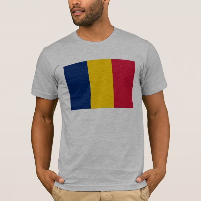 T-shirt Drapeau du Tchad (Devant)
