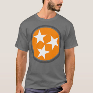T-shirt Drapeau du Tennessee Étoiles Big Orange Drapeau de