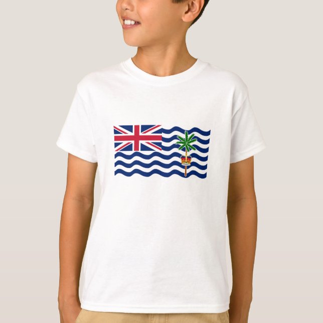 T-shirt Drapeau du Territoire britannique de l'océan Indie (Devant)