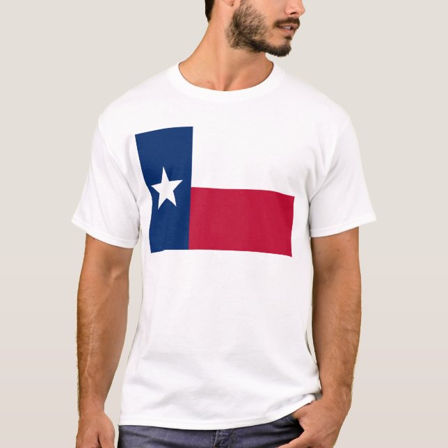 T-shirt Drapeau du Texas (Devant)