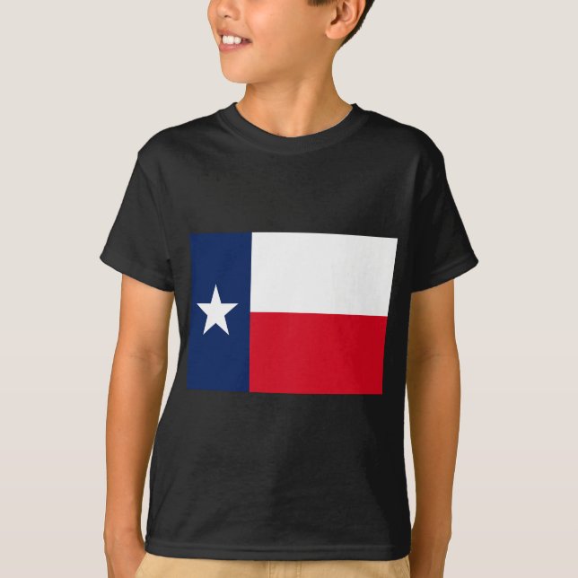 T-SHIRT DRAPEAU DU TEXAS (Devant)