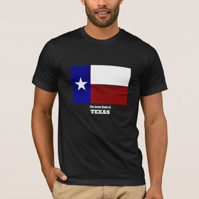 T-shirt Drapeau du Texas (Devant)