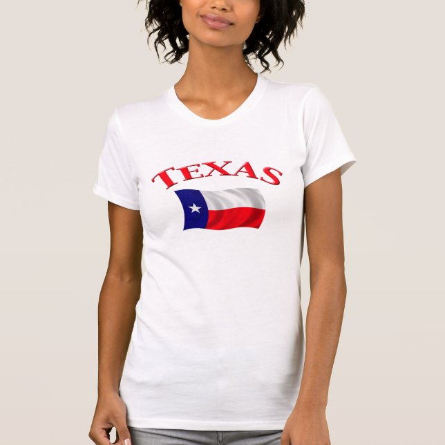 T-shirt Drapeau du Texas (Devant)