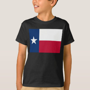 T-shirt Drapeau du Texas : Longhorns, l'État de la Lone St